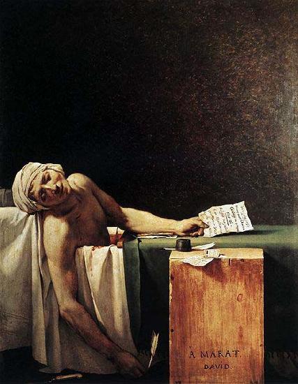 Jacques-Louis David The Death of Marat